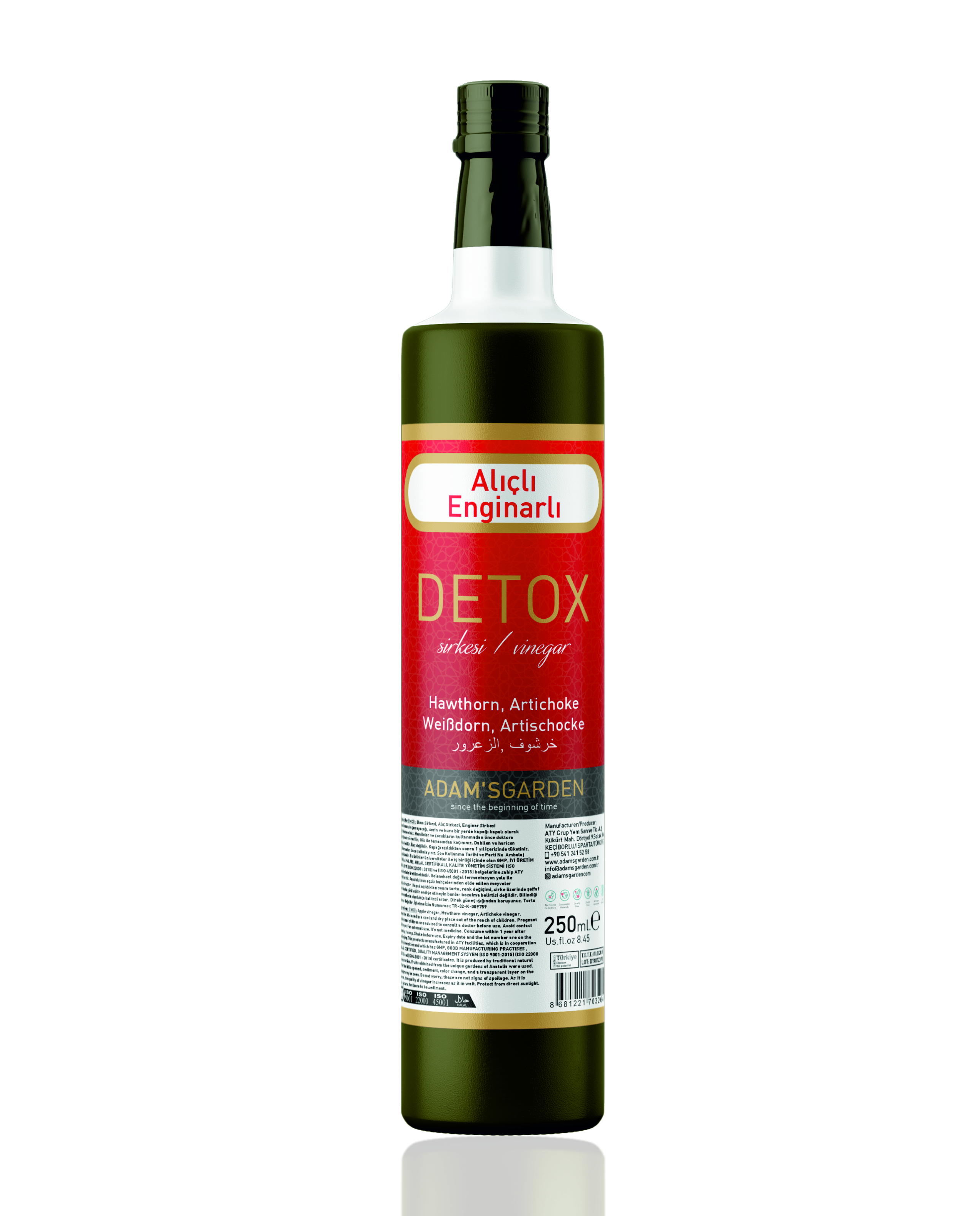Alıçlı ve Enginarlı Detox Sirke - 250ml