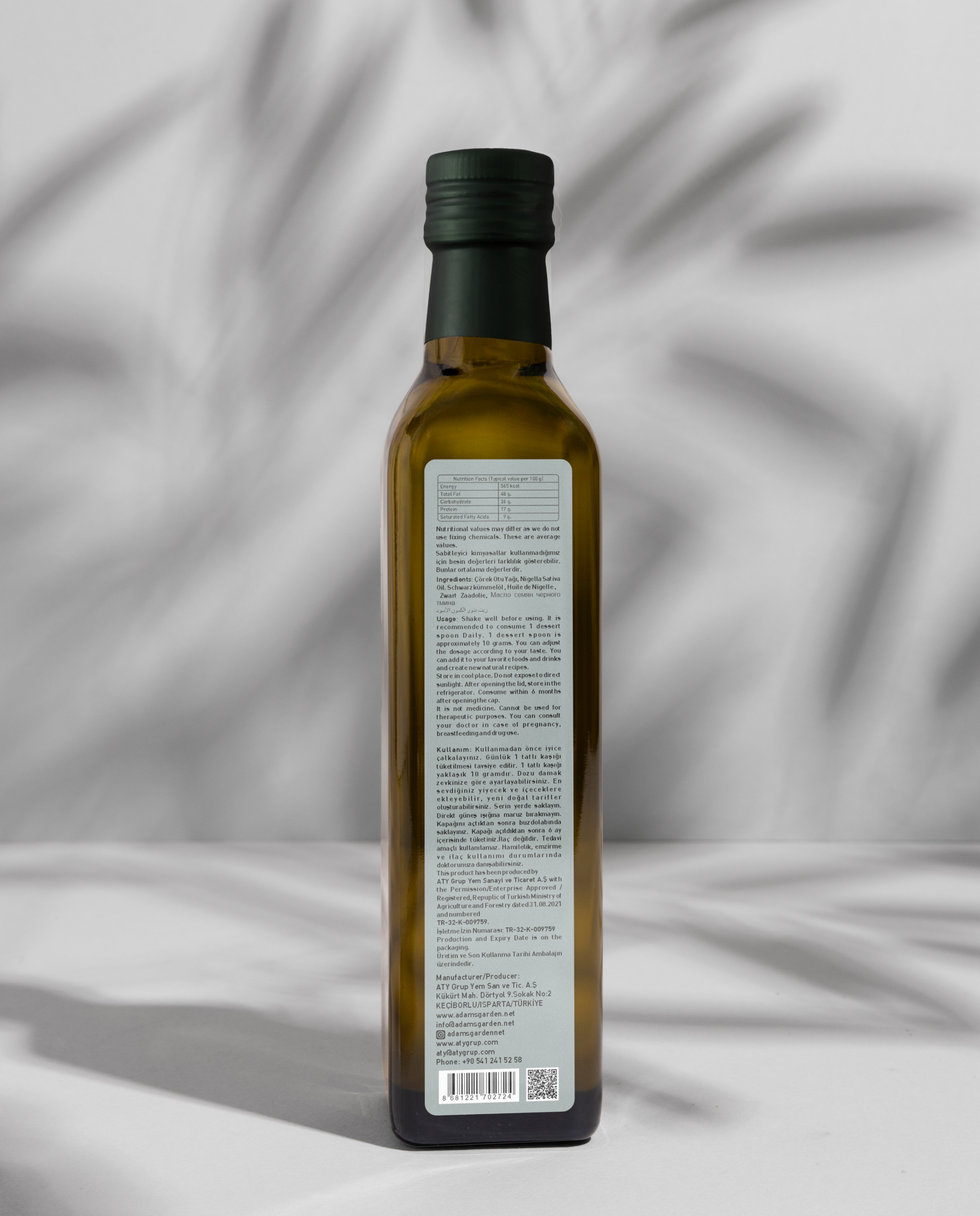 Çörekotu Yağı %100 Saf 250ml